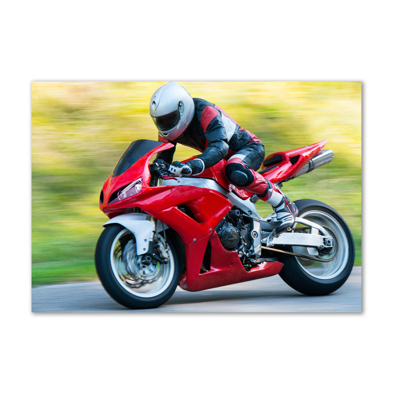 Motorcycle - Wrapped Canvas Print