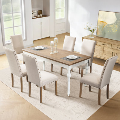 Allaya Solid Wood Upholstered Parsons Dining Chair by Alcott Hill