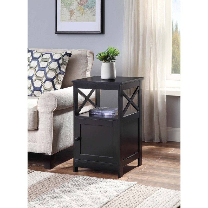 Darek End Table, Black
