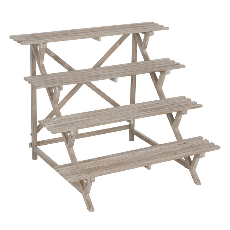 Wantagh 100cm W Solid Wood Shelving Unit
