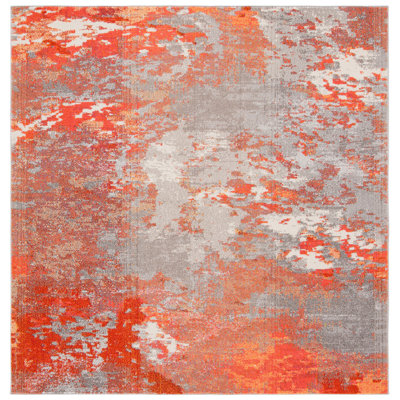 Tapis bleu clair / vert Etta