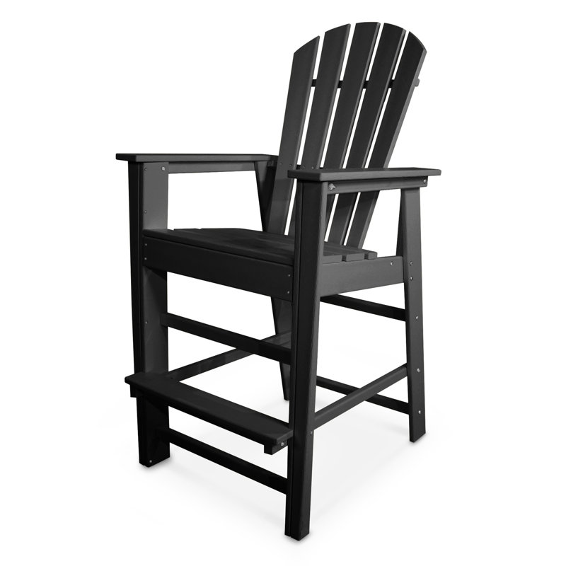Chaise de bar POLYWOOD South Beach, Noir
