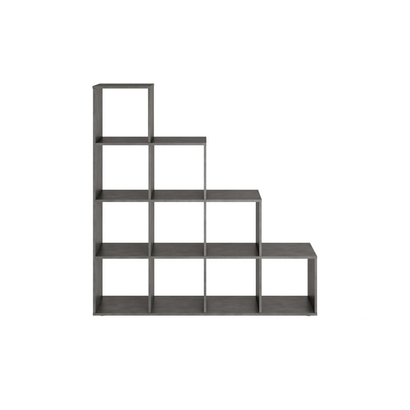 Kuuno 143.5cm H x 138.5cm W Step Bookcase