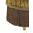 Gold Vanity Stool with Button Tufted
