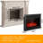 28.5'' W Electric Fireplace Insert