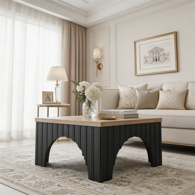 Rustic Square Coffee Table