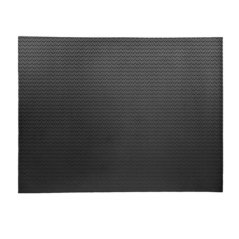 Classic Art Deco Gray Area Rug, Rectangle 2' x 3'