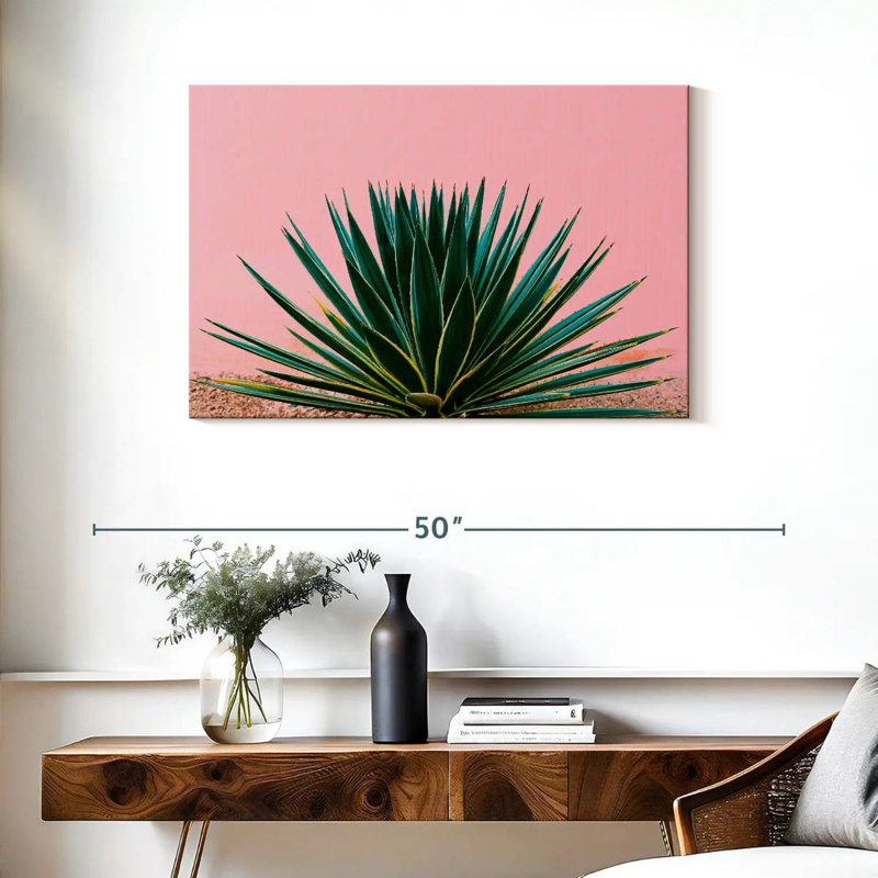 Harnek Contemporary Succulent, H 24 po x l 36 po