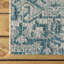 Tapis intérieur / extérieur bleu sarcelle / gris Truman-842764923