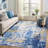 Modern Abstract Printed Area Rug Non-Slip Machine Washable Low Pile for Living Room Bedroom-2008530178-2008530176