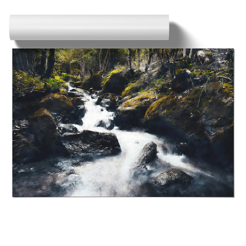 Forest Stream Vol.3 - No Frame Print, 30cm H x 42cm W x 0.1cm D