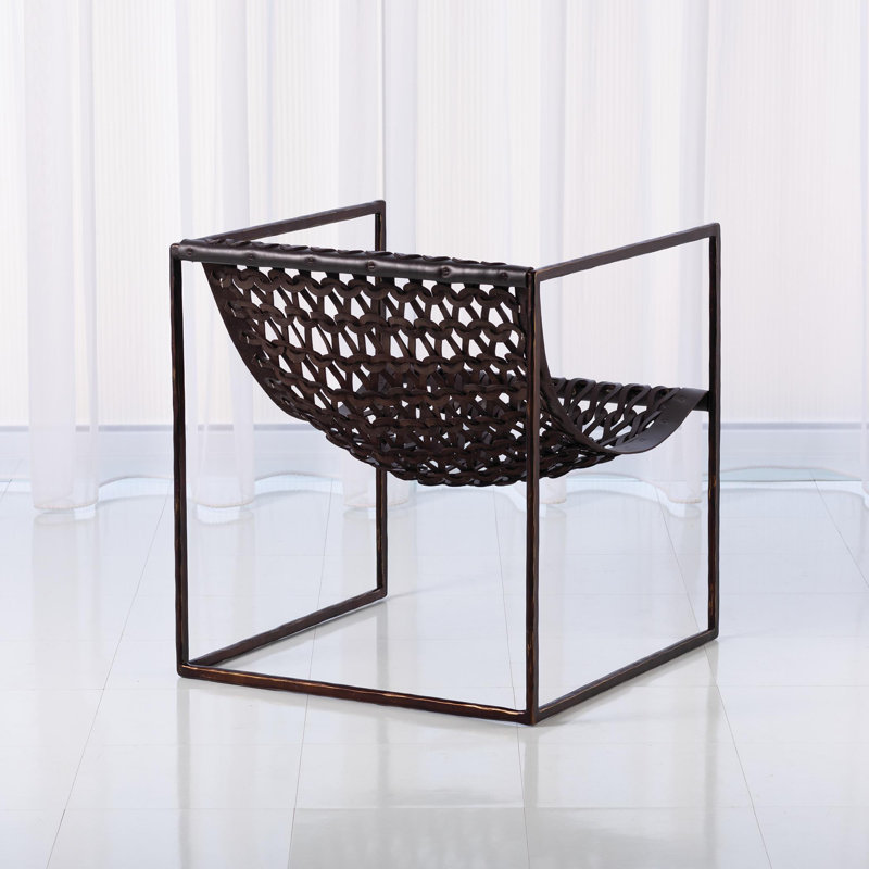 Knit & Pearl Chair, Black