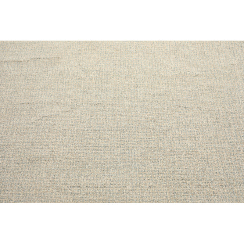 Tapis contemporain beige en laine tissé à la main 10 x 14, Rectangle de 10 pi x 14 pi