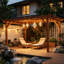 Pergola en bois, treillis de jardin pour l'extérieur avec structure stable et support pour plante grimpante 10 pi x 13 pi
