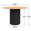 Arlo 120cm Round Dining Table-1228389837