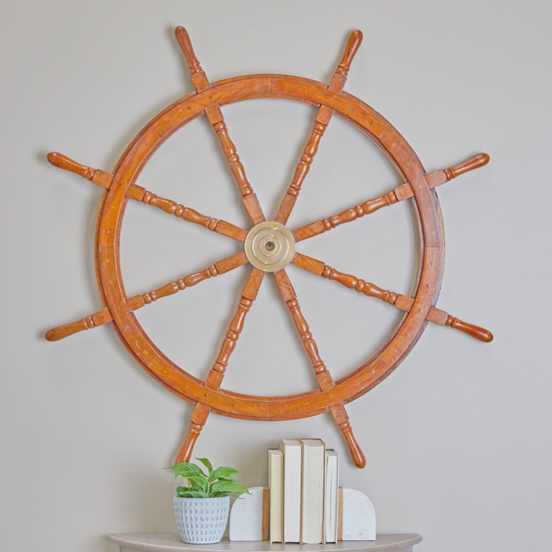 Décoration murale barre de bateau, H 48,2 po x l 48,2 po x P 2 po