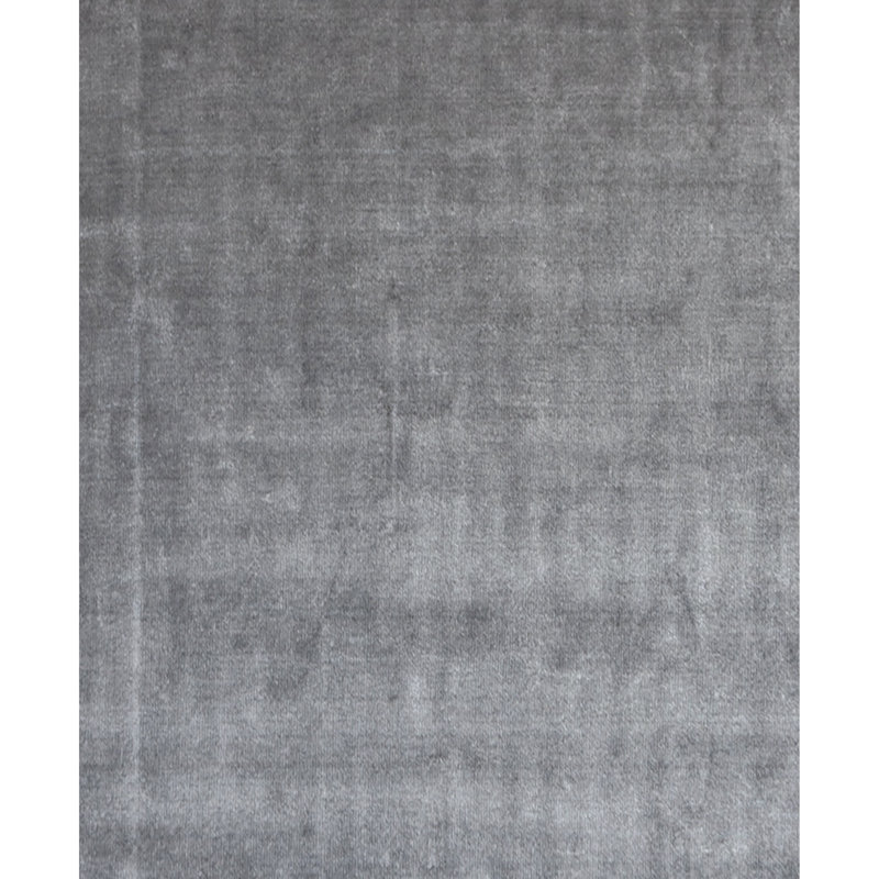 Tapis gris / ivoire noué à la main de haute qualité, Rectangle 2 pi x 3 pi