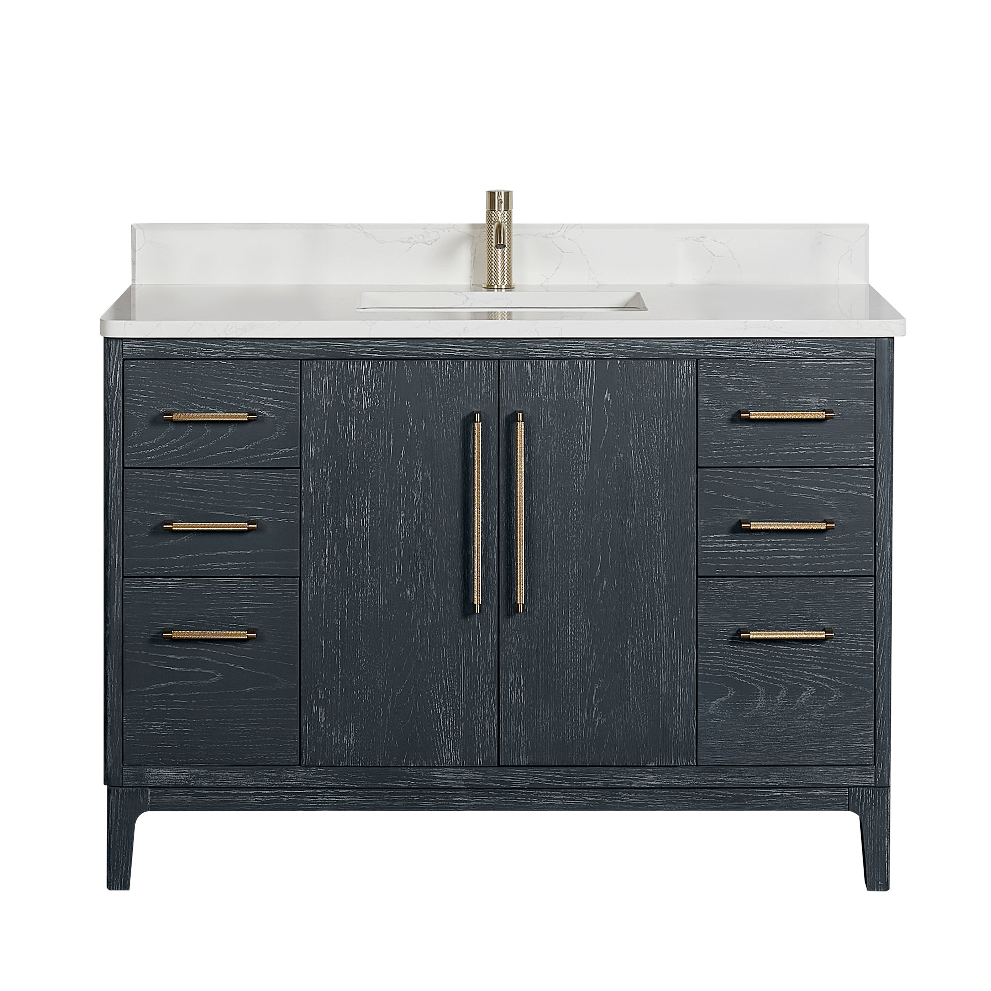 Birch Lane™ Langosta 48 Free Standing Single Bathroom Vanity with Top ...