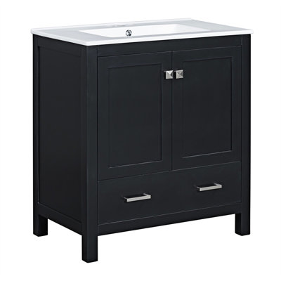 Meuble-lavabo moderne avec lavabo simple
