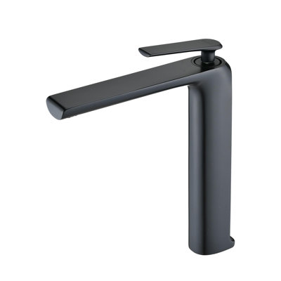 Single Hole Single-Handle High-Arc Modern Bathroom Faucet