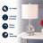 Alper 20" Mini Glass LED Table Lamp-723439435