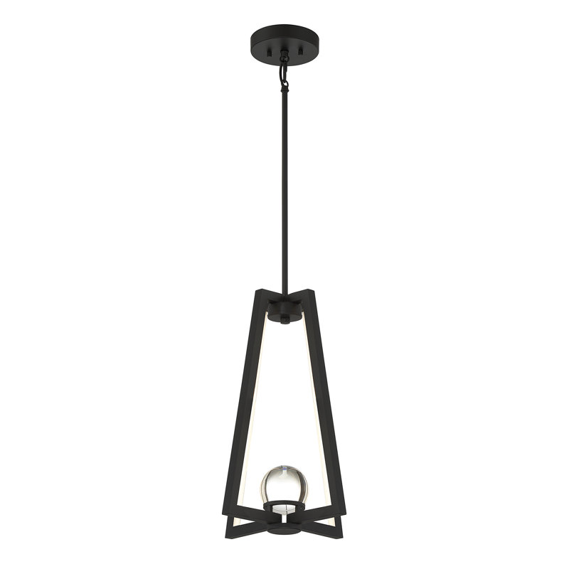 Luminaire suspendu à DEL en noir mat