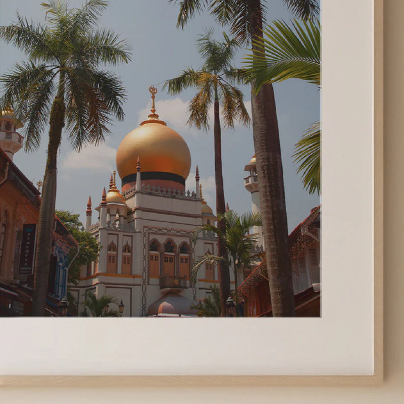 Singapore Travel Print 1, 30cm H x 21cm W