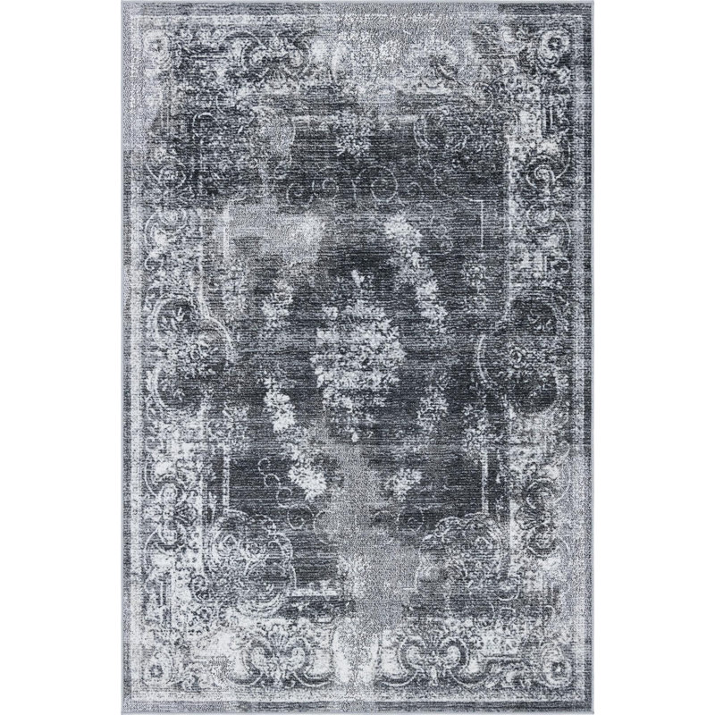 Clevinger Oriental Indoor Rug, Rectangle 5'3" x 8'