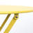 Yellow 3 Pieces Patio Bistro Chair Table , Metal Construction With Rust- Steel Frame, Modern And , Foldable For Space Optimization, Easy To Wipe Clean, Fade Cushions Table, Finish, Portability,-330899097