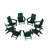 Joubert Foldable Outdoor Adirondack Set-91480516