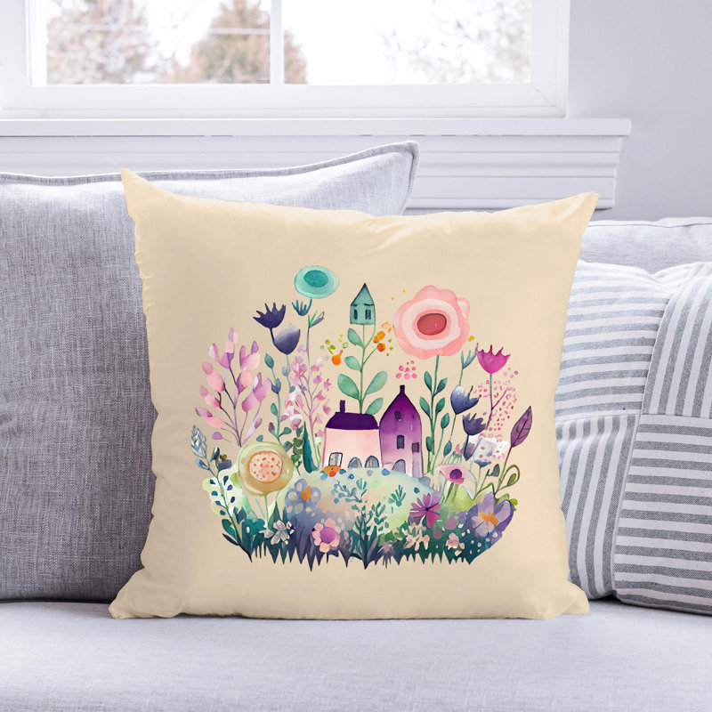 Citation amusante «Garden Lover» 298 - Coussin décoratif inclus, H 14 po x l 14 po
