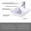 Meuble-lavabo de salle de bain 16,5 po