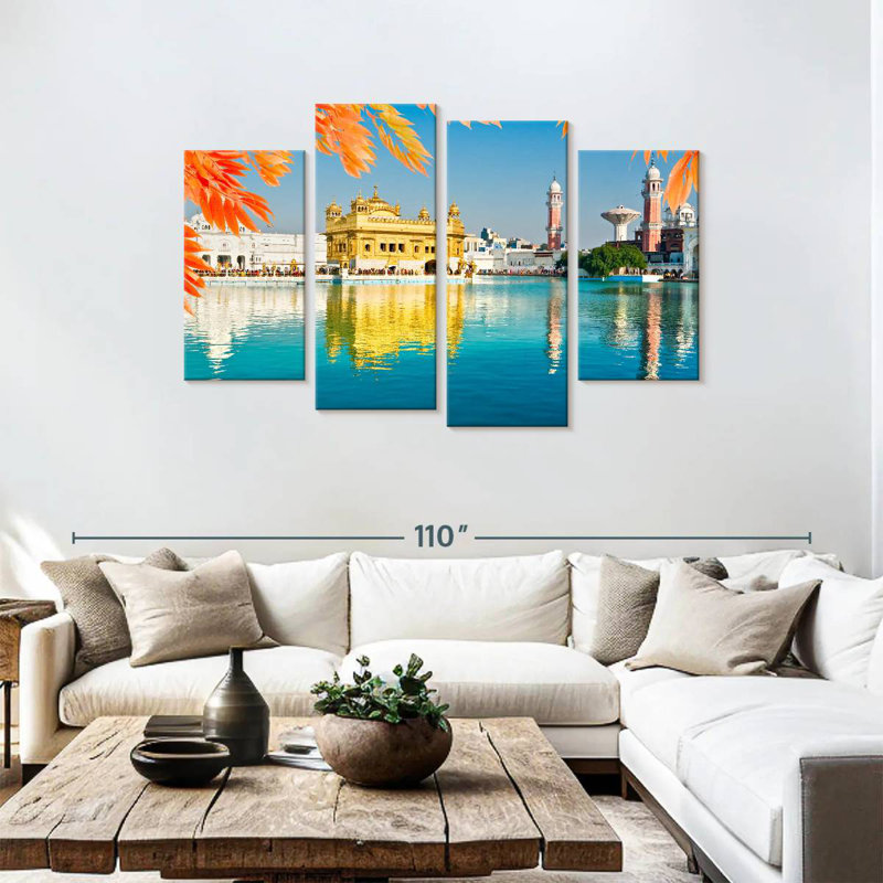 Marchelle Scenic Harmandir SAHIB, H 48 po x l 75 po