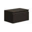 Syvanna Wall-Mounted Bedside Table with Drawer 49 cm Black