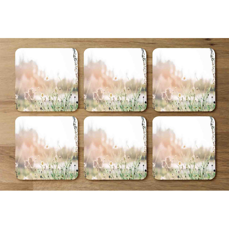 Arael Square 6 Piece Coaster Set