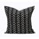 Housse de coussin carré 100% coton chocolat brun boho