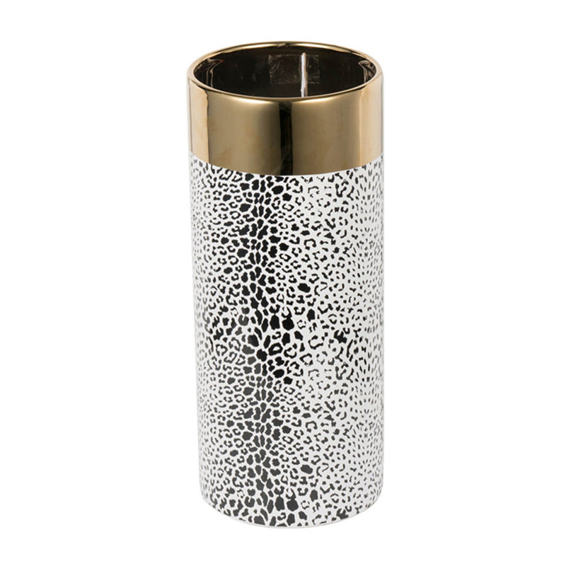 Vase en céramique, H 15,7 po x l 6,5 po x P 6,5 po
