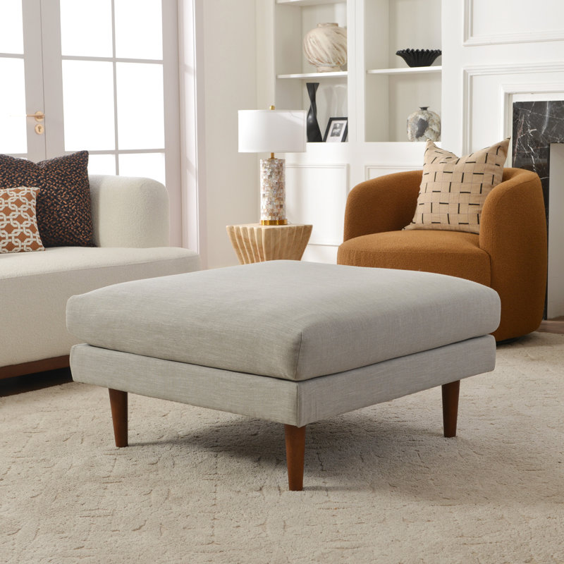 Repose-pieds Miller, Gris clair, 19" H x 36" W x 36" D