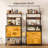 Rustic Kitchen Bakers Rack With Power Outlets For Small Spaces (Space-Saving Style)