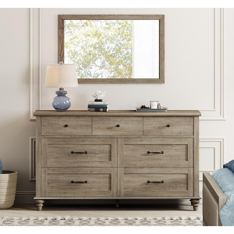Commode 7 pièces Scarlett, Gris