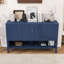 Buffet moderne avec tablettes réglables et rangement ouvert-36324172