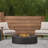 Conant Round Concrete Propane Smokeless Fire Pit Table-1484683925