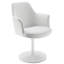 Fauteuil pivotant en cuir Lippa-105239695-105239692