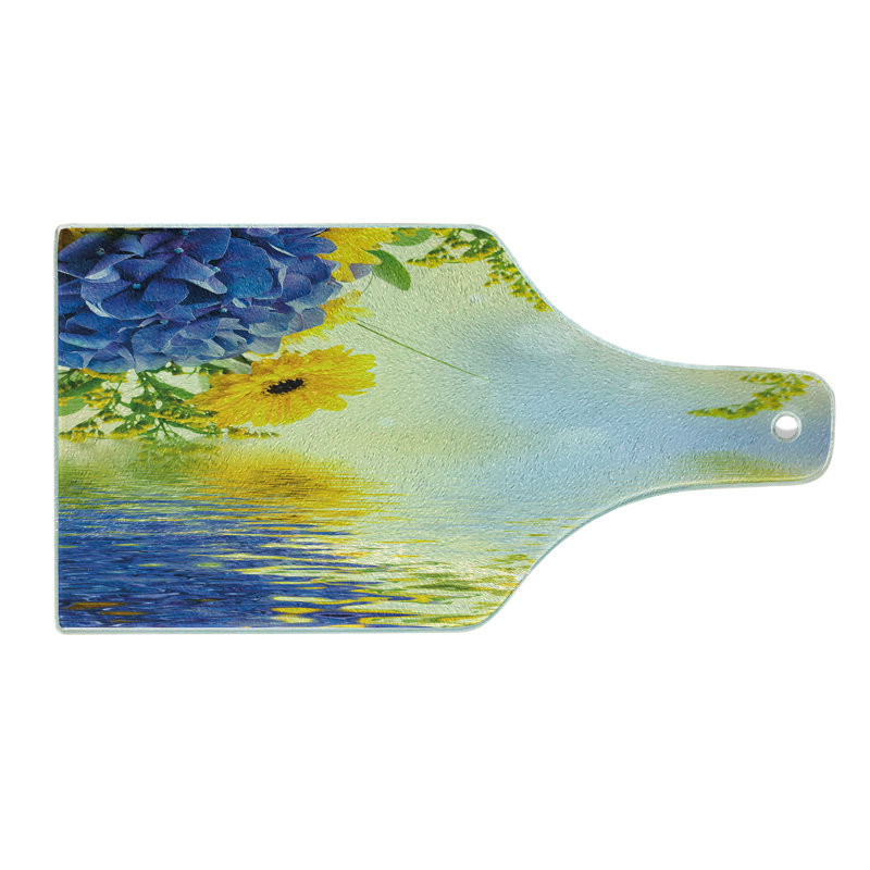 Planche à découper en verre trempé Ambesonne
