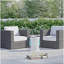 Chaise de patio avec coussins entièrement assemblée-1840587037