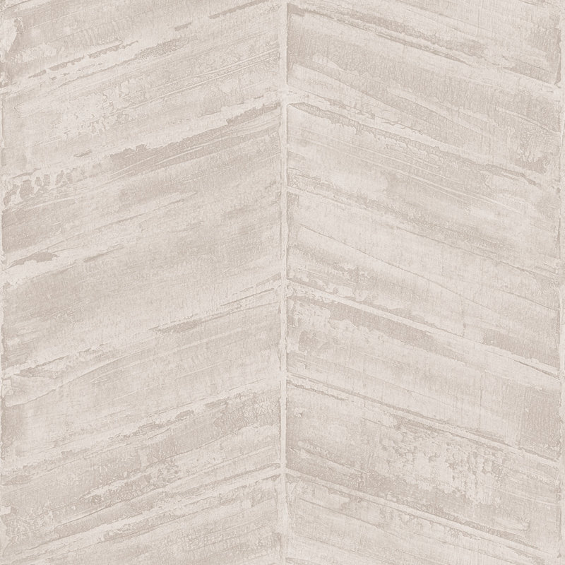 Adelphia Pearlescent Chevron Design 10m x 53cm, Light Beige