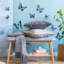Embellissements papillons bleus