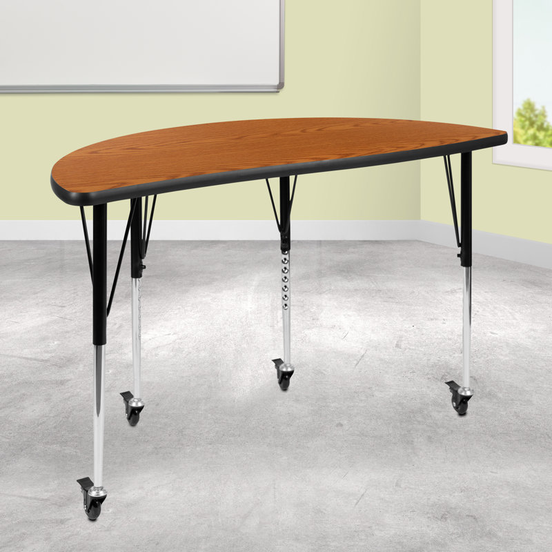 Table d'activité Goddard, Chêne, Oui, L 24 po x P 47,5 po x H 22 à 30 po