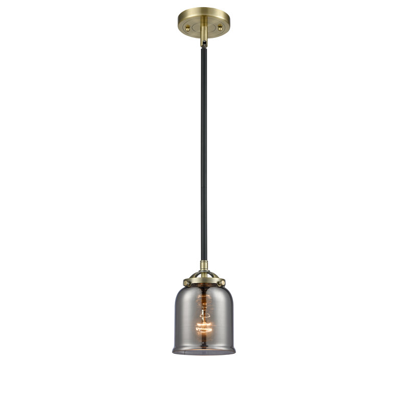 Wheatley 1 - Light Single Pendant, Oil Rubbed Bronze, LED, Plated Smoke