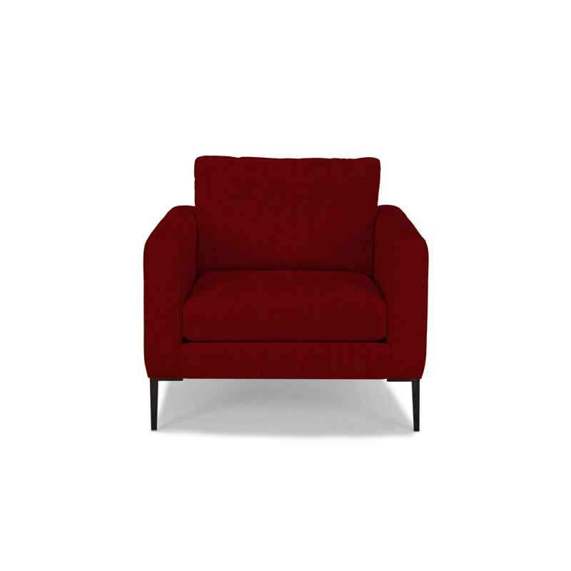 Fauteuil large de 36 po Odin, Polyester cornaline